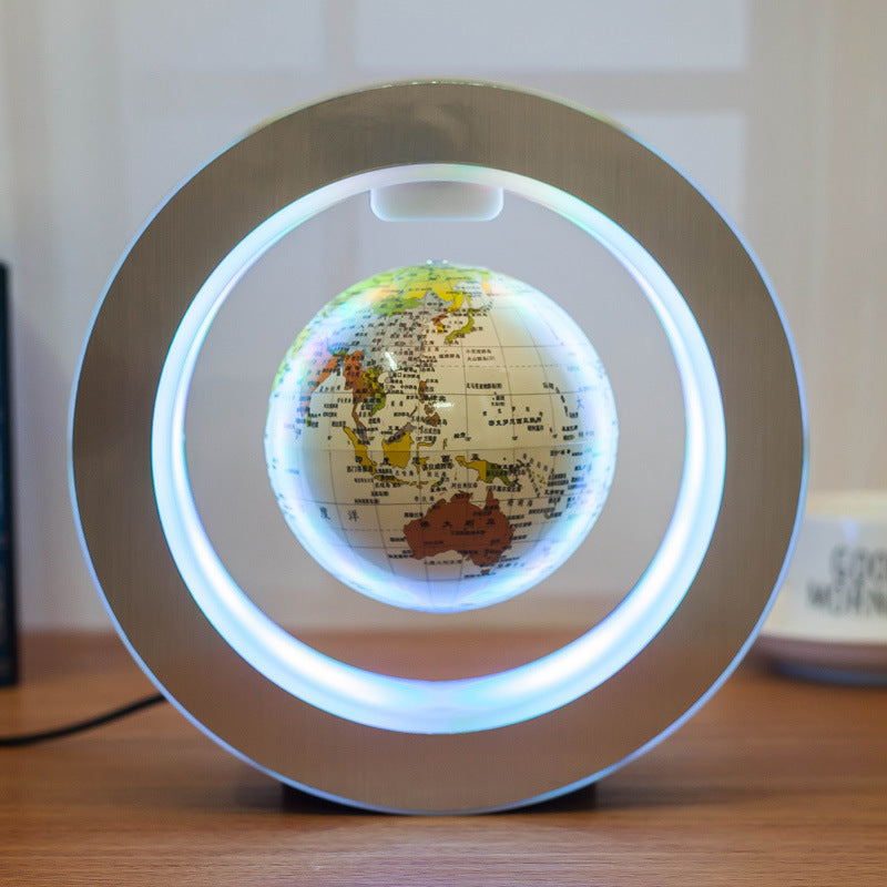 Round LED Megnatic World Map