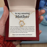 My Amazing Mother | Nothing As Powerful - Forever Love NecklaceThe dazzling Forever Love Necklace is sure to make her heart melt! This necklace features a stunning 6.5mm CZ crystal surrounded by a polished heart pendant embellisJewelryShineOn FulfillmentThe Everlasting Gift