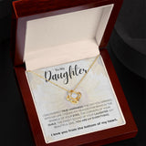 My Daughter | True Happiness - Love Knot NecklaceImagine her reaction receiving this beautiful Love Knot Necklace. Representing an unbreakable bond between two souls, this piece features a beautiful pendant embelliJewelryShineOn FulfillmentThe Everlasting Gift