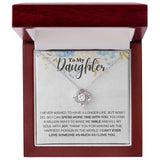 My Daughter | I Never Wished - Love Knot NecklaceImagine her reaction receiving this beautiful Love Knot Necklace. Representing an unbreakable bond between two souls, this piece features a beautiful pendant embelliJewelryShineOn FulfillmentThe Everlasting Gift