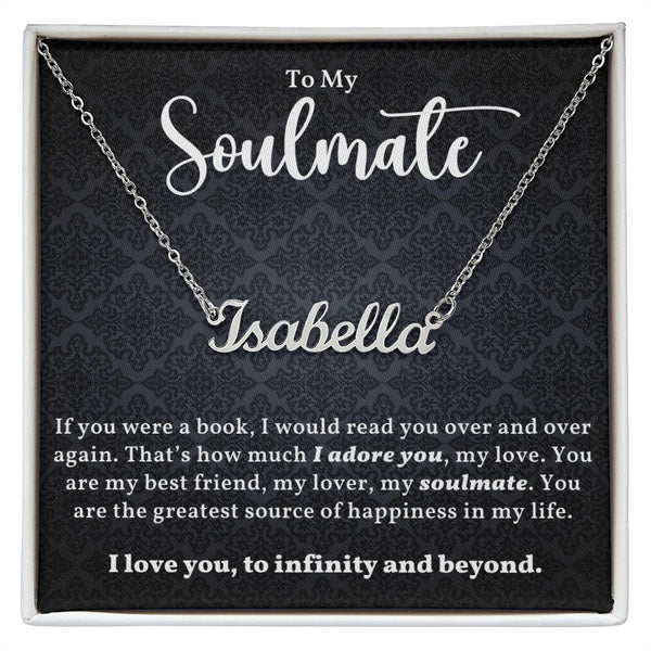 My Soulmate | I Adore You - Custom Name Necklace