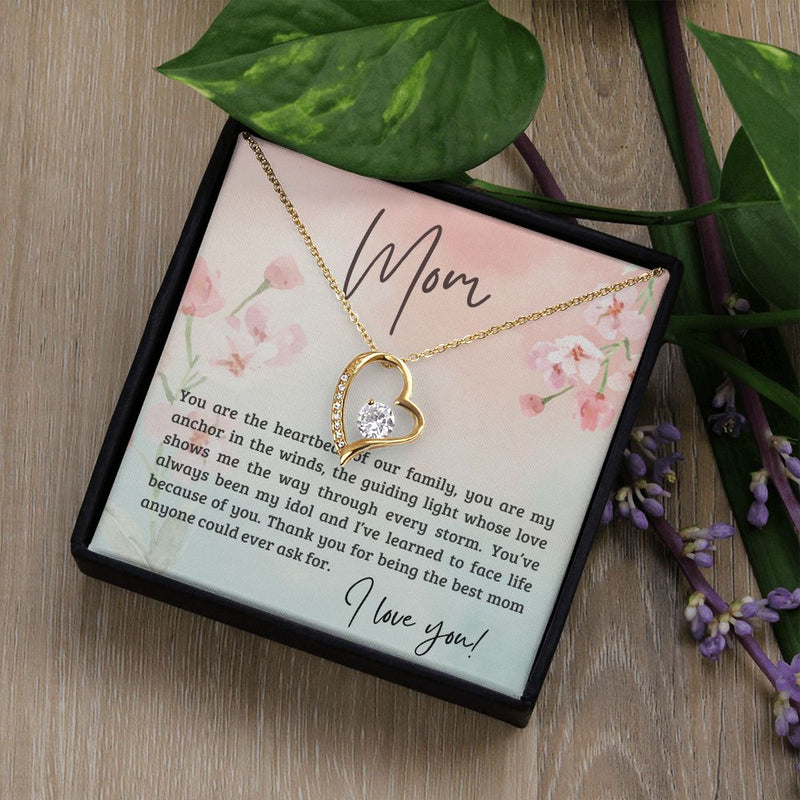 Mom | You Are The Heartbeat - Forever Love Necklace